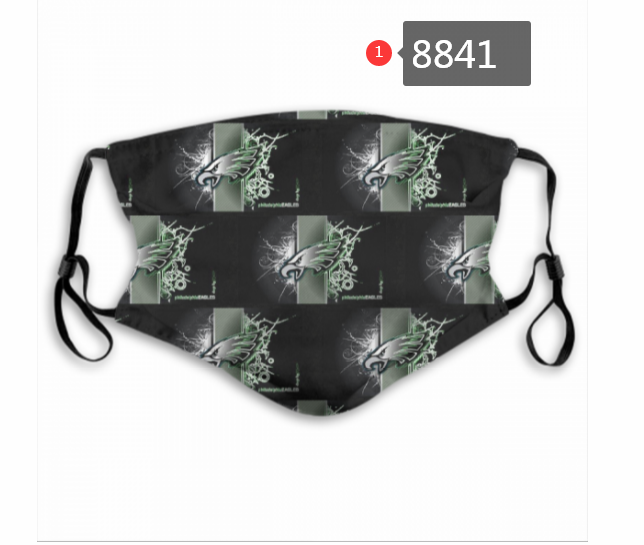 Philadelphia Eagles  Dust mask with filter->nfl dust mask->Sports Accessory